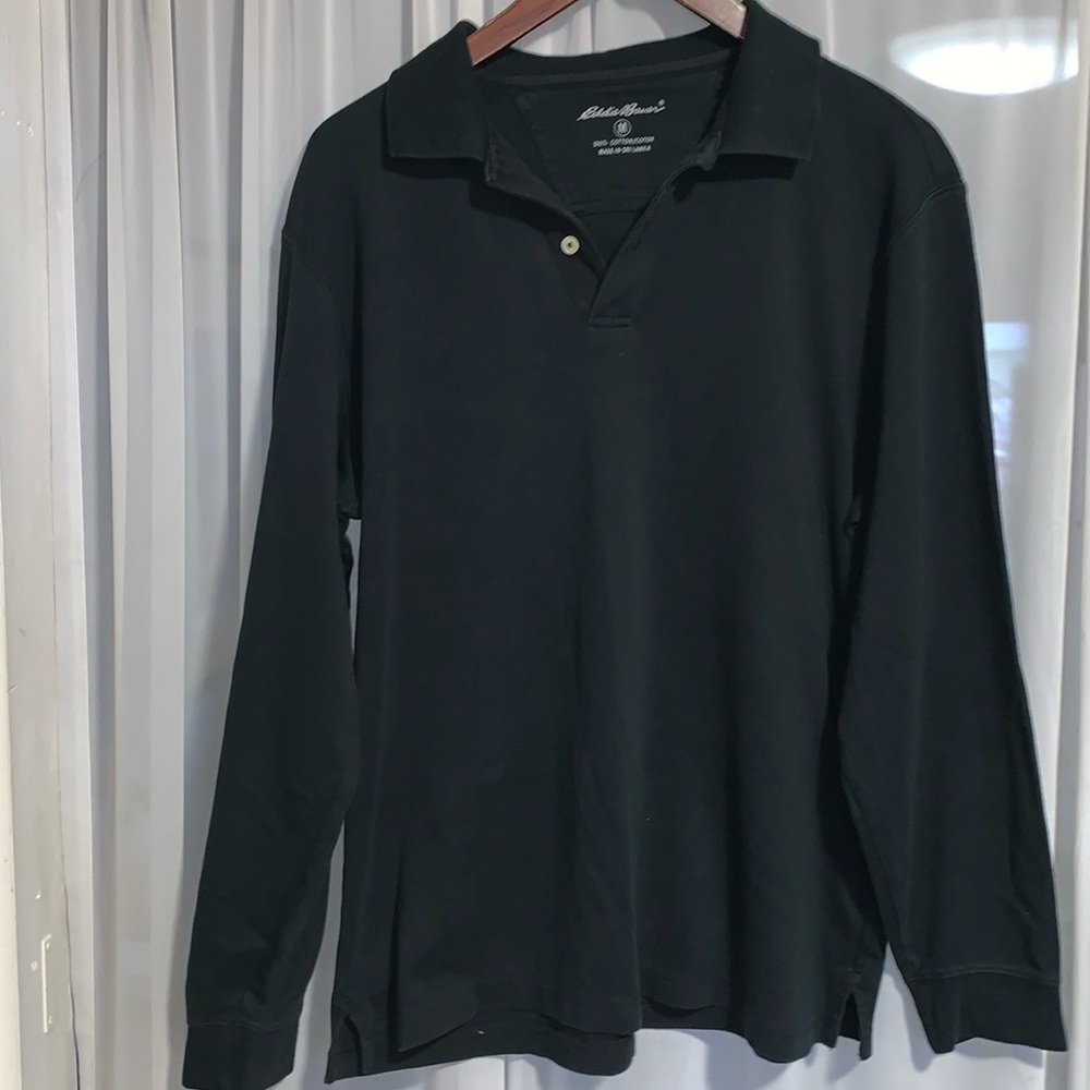 Eddie Bauer long collar Tee